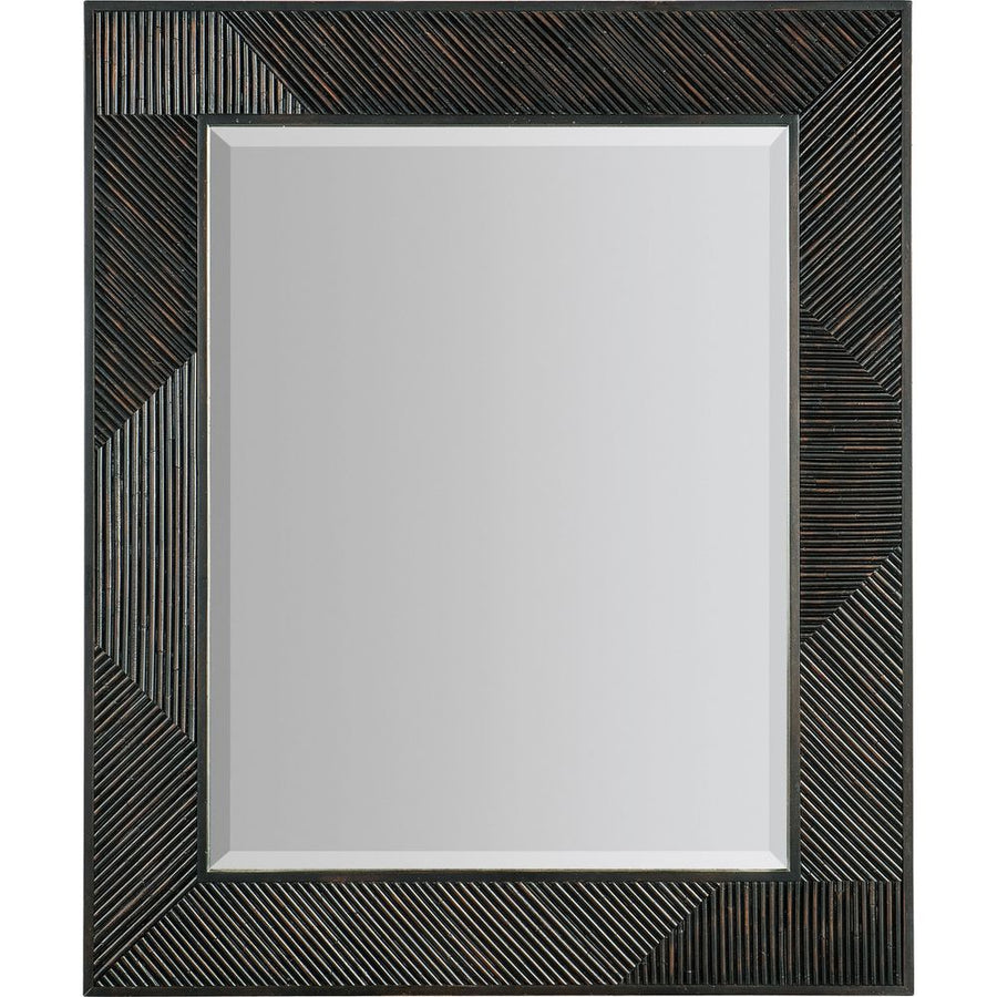 Wall Mirrors Retreat Landscape Mirror - Dark Wood