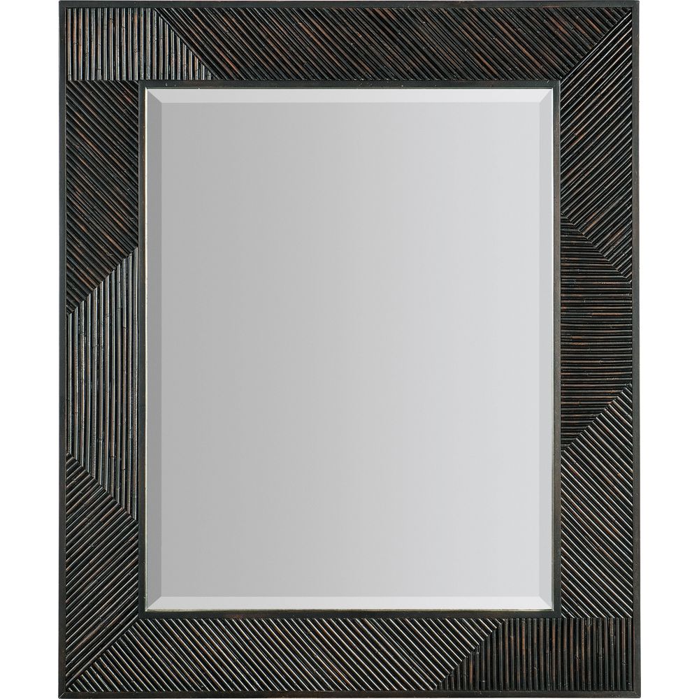 Wall Mirrors Retreat Landscape Mirror - Dark Wood