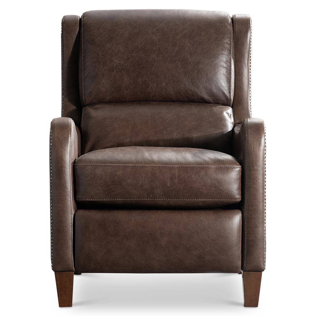 Landon Leather Recliner, Brown
