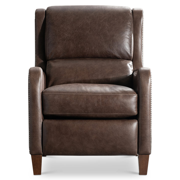 Landon Leather Recliner, Brown