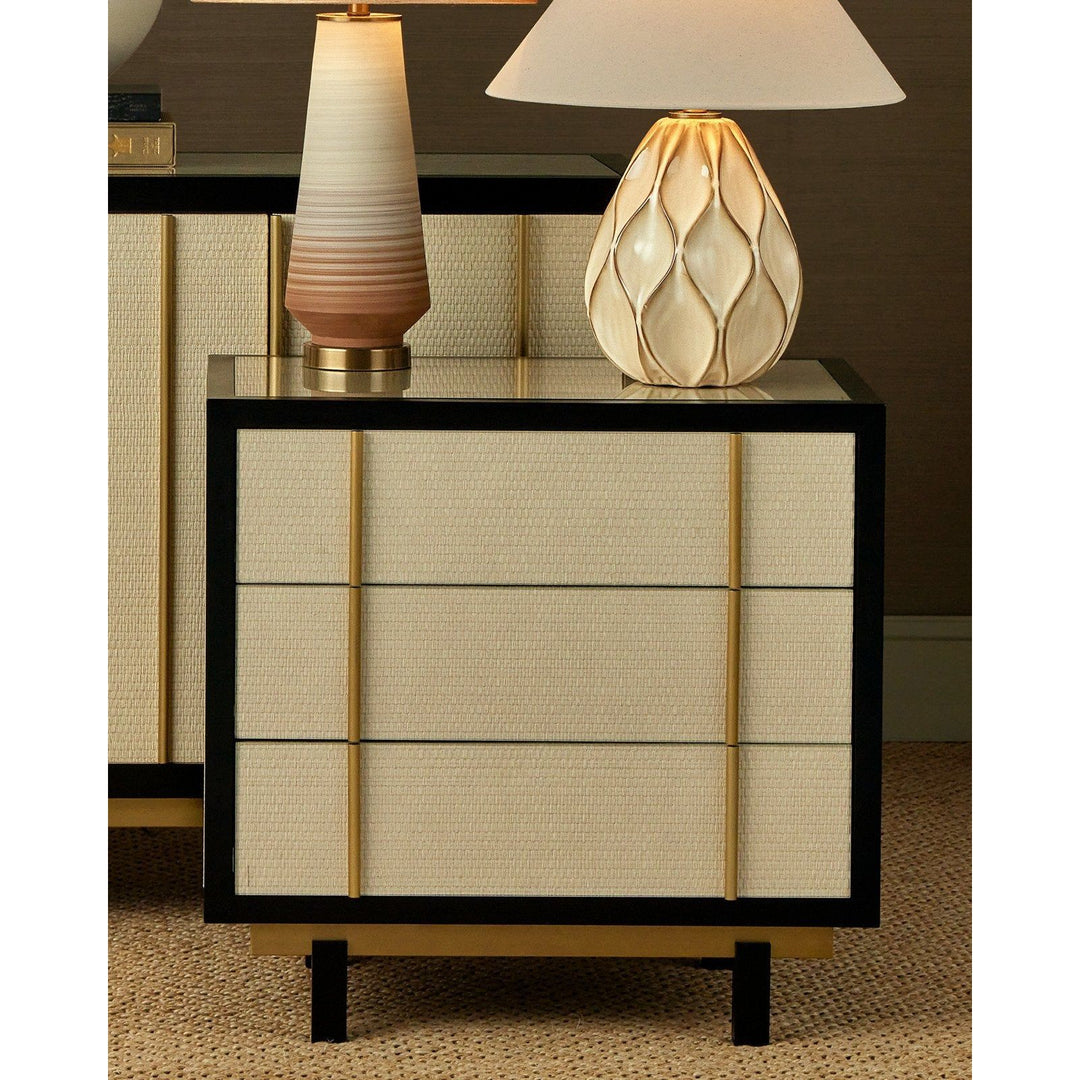 Deanna Raffia Nightstand