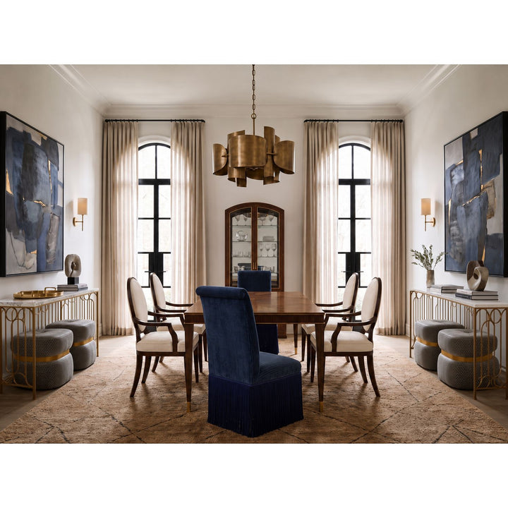 Boulevard Console Table — Marble / Brass