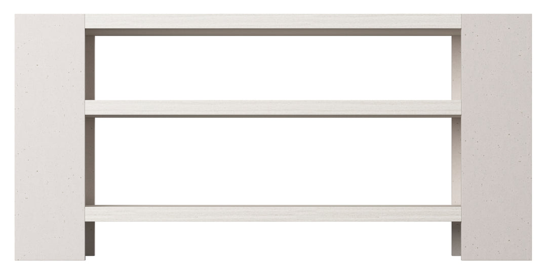 Stratum Console Table with Shelves