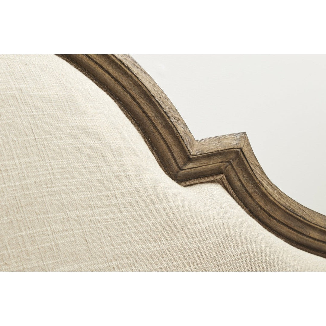 Architrave Queen Upholstered  Panel Bed - Brown