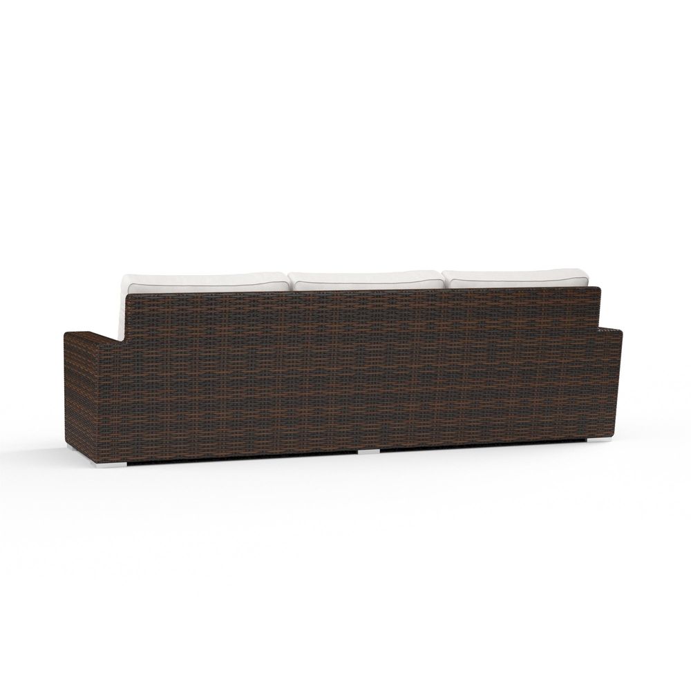 Outdoor Sofas and Sectionals Montecito Sofa in Canvas Flax w/ Self Welt