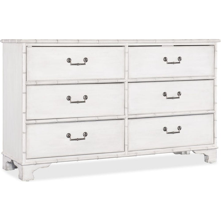 Dressers & Chests Charleston Six-Drawer Dresser - Whites/Creams/Beiges