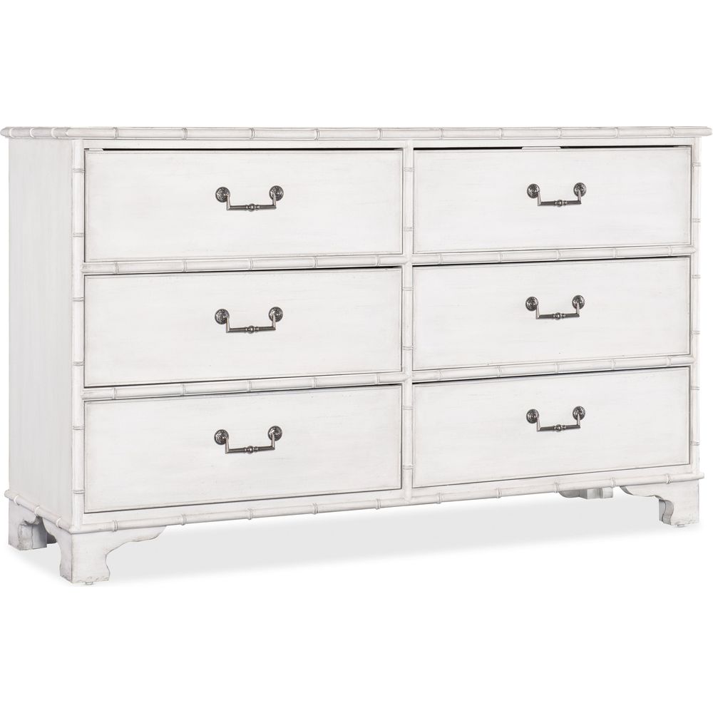 Dressers & Chests Charleston Six-Drawer Dresser - Whites/Creams/Beiges