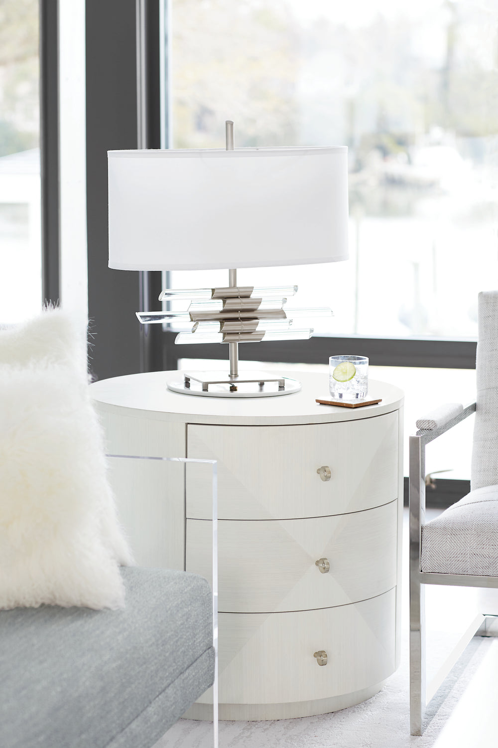 Axiom Round Chairside Table