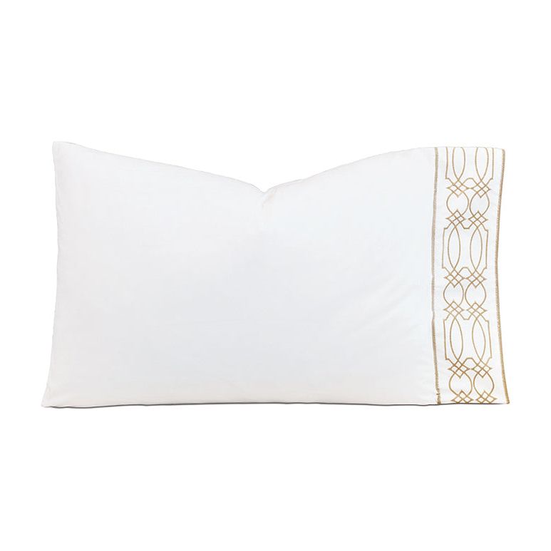 Bedding: Pillowcases Nirvana Embroidered Border Pillowcase
