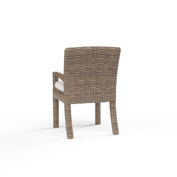 Outdoor Dining Chairs Havana Dining Chair in Canvas Flax w/ Self Welt