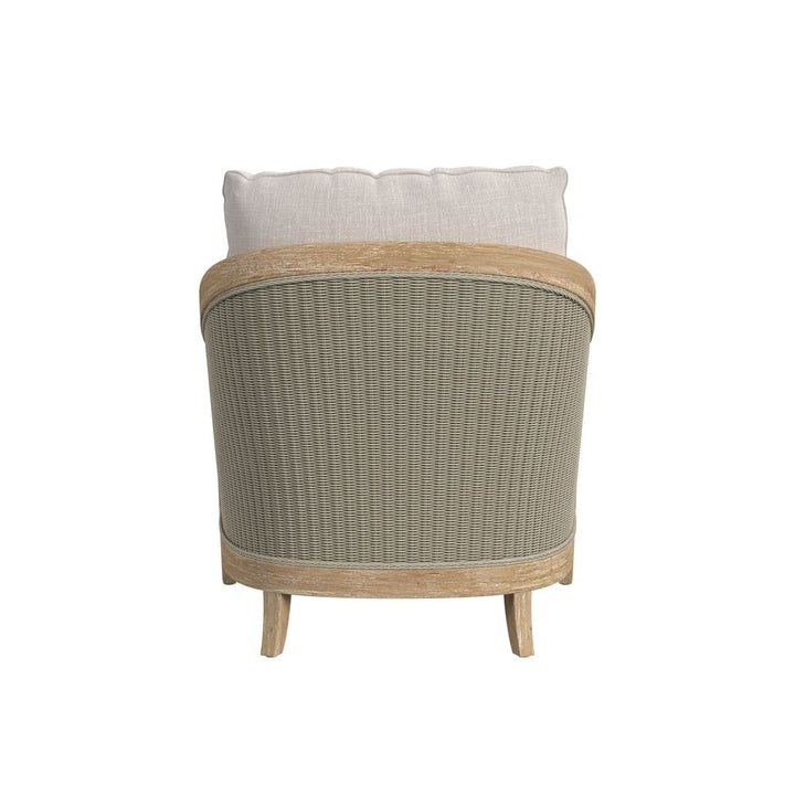 Outdoor Lounge Chairs Cambria Club Chair in Canvas Canvas w/ Self Welt