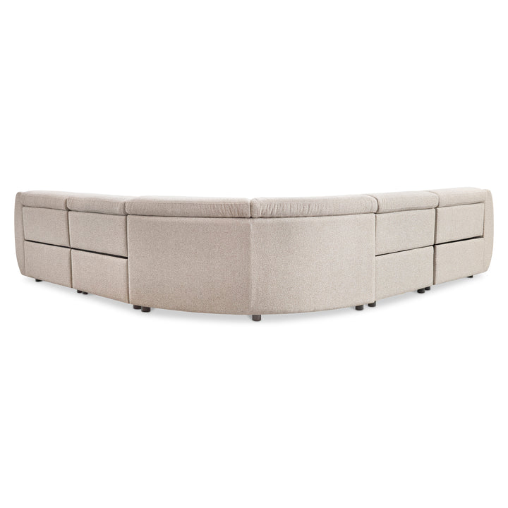 Avignon 5-Piece Fabric Power Motion Sectional Recliner