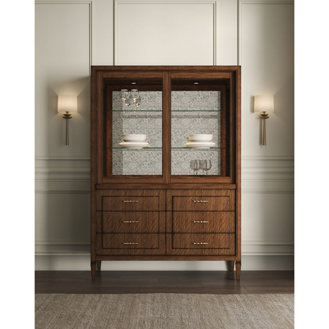 Eave China Cabinet — Hazelnut