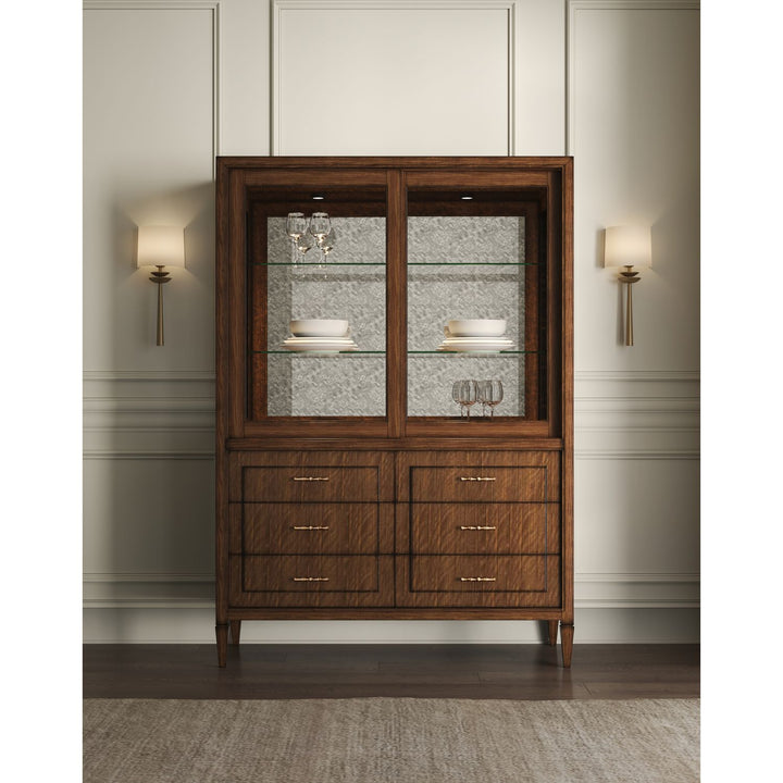 Eave China Cabinet — Hazelnut
