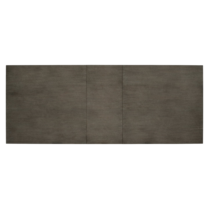 Linea 9-Piece Dining Set in Cerused Charcoal Dining Table