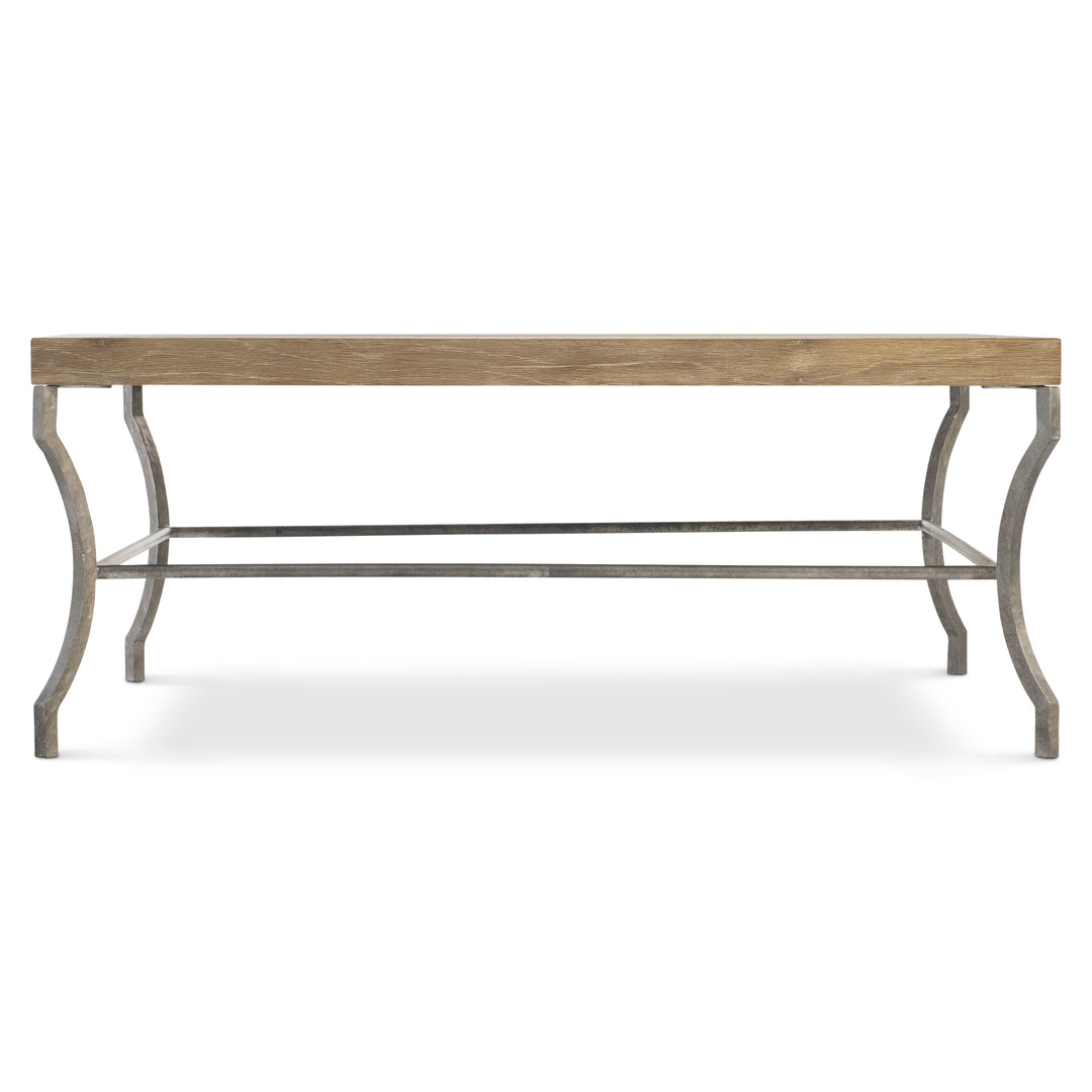Tribeca Cocktail Table with Metal Legs