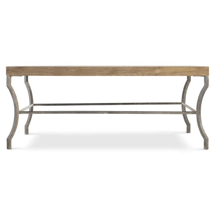 Tribeca Cocktail Table with Metal Legs