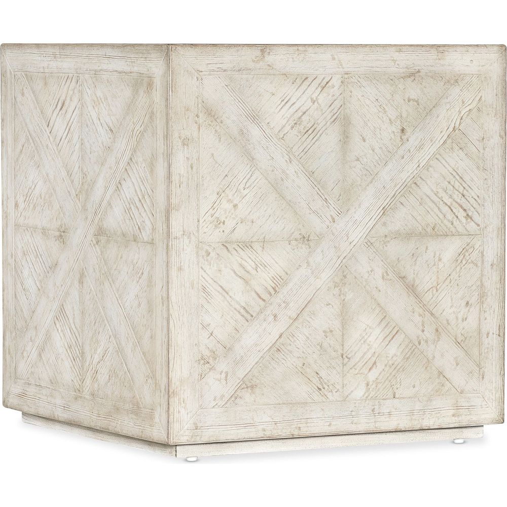 Side Tables Commerce & Market Block Buster End Table - Whites/Creams/Beiges