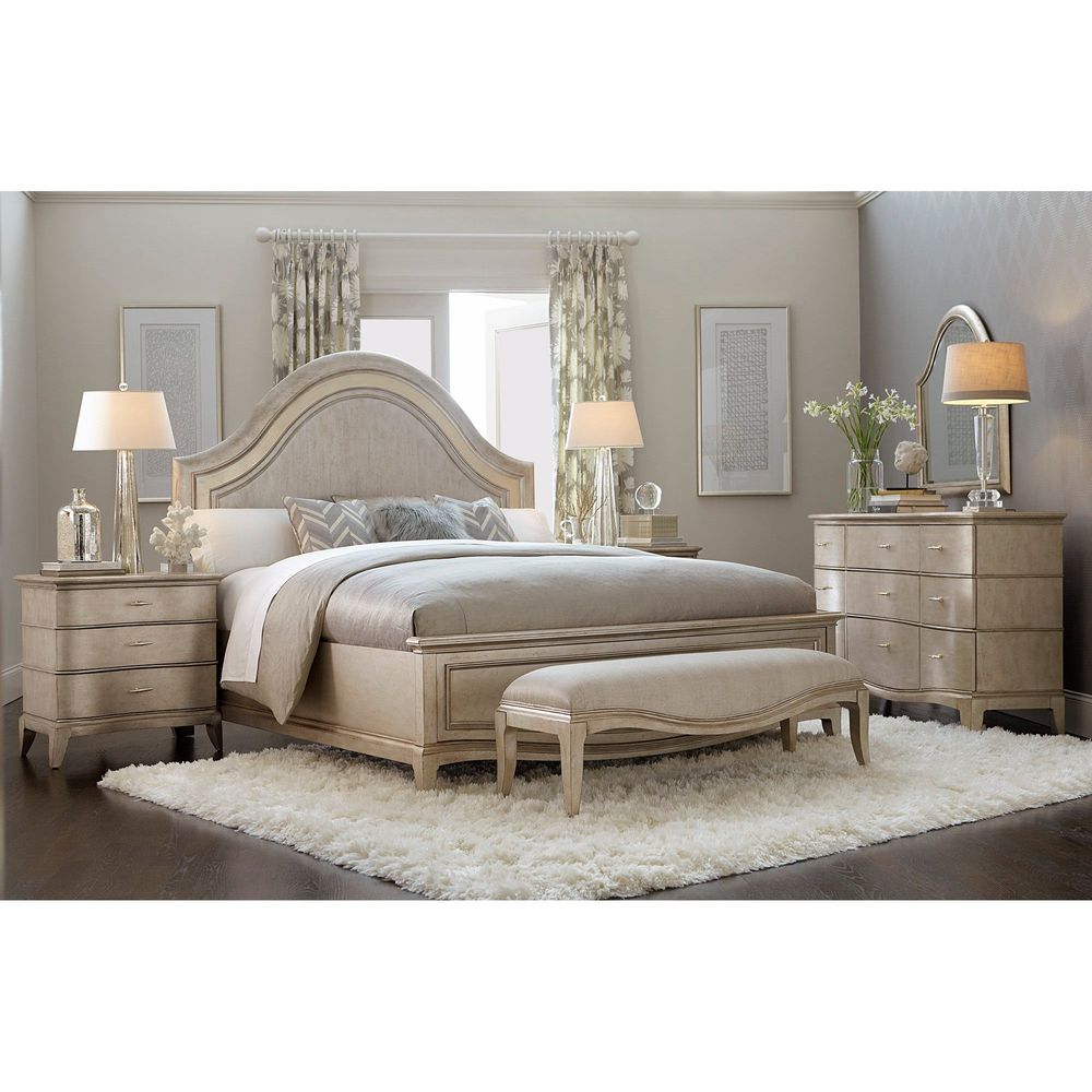 Starlite Bed Bench - Silver