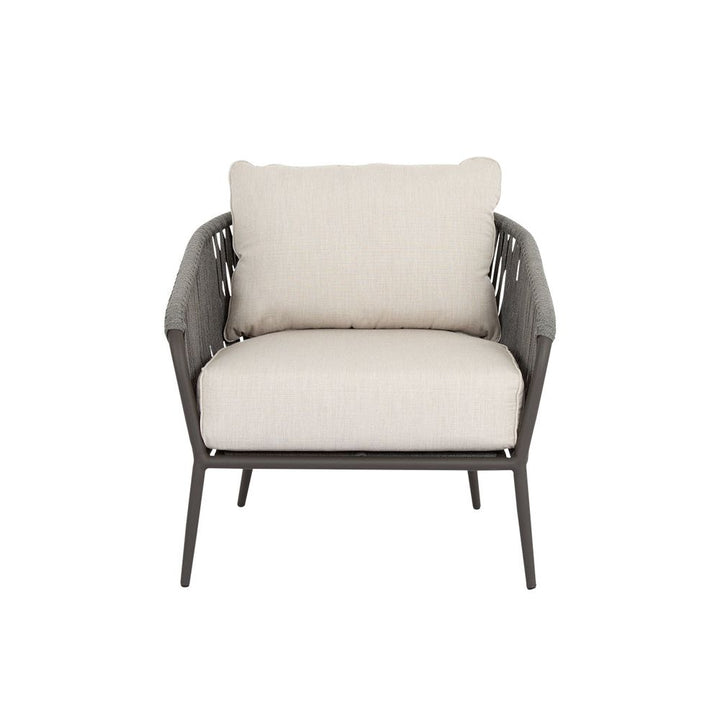 Outdoor Lounge Chairs Florence Club Chair in Echo Ash, No Welt
