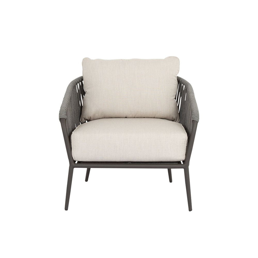 Outdoor Lounge Chairs Florence Club Chair in Echo Ash, No Welt