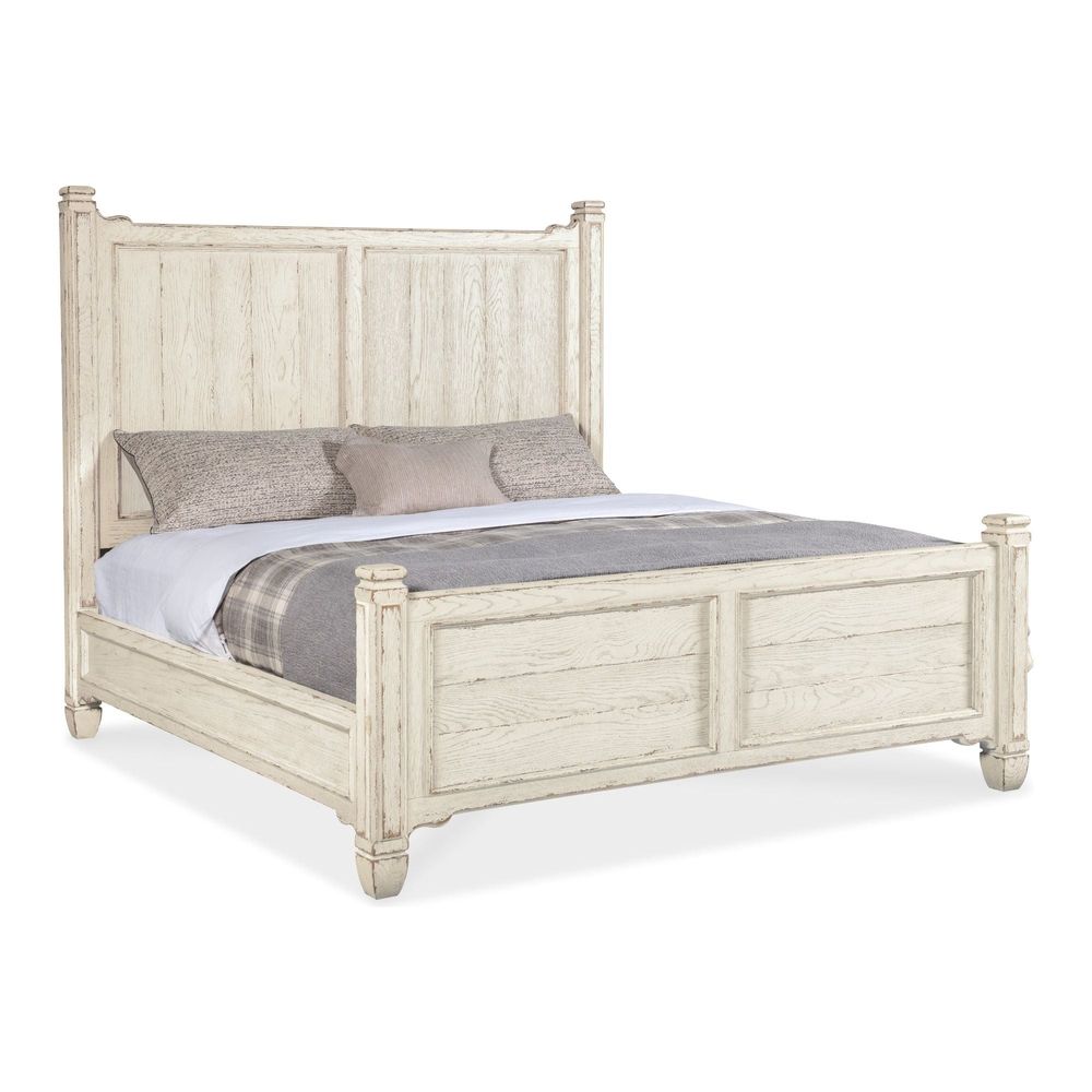 Beds Heritage Queen Panel Bed - Whites/Creams/Beiges