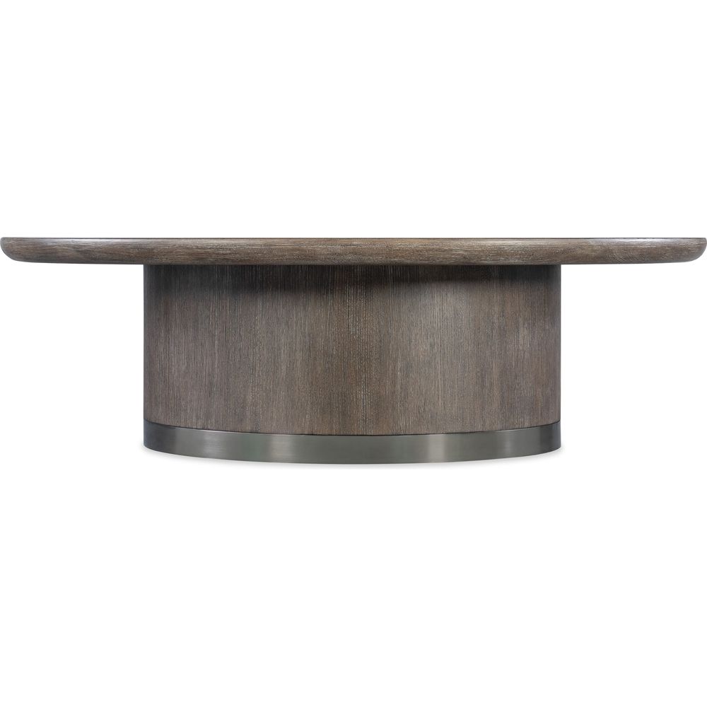 Coffee Tables Modern Mood Round Cocktail Table - Dark Wood