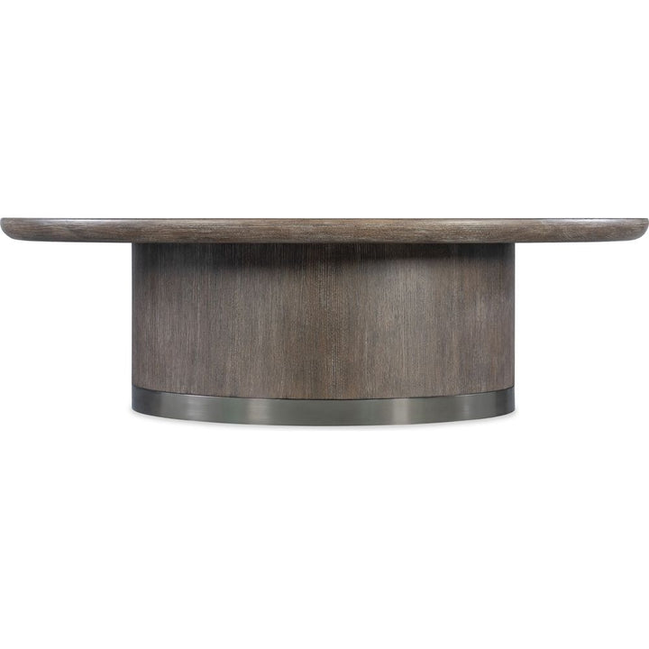 Coffee Tables Modern Mood Round Cocktail Table - Dark Wood