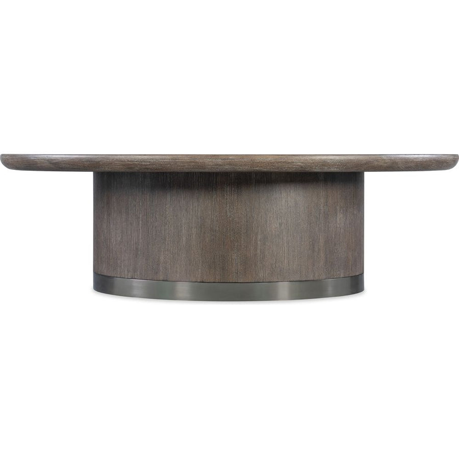 Coffee Tables Modern Mood Round Cocktail Table - Dark Wood