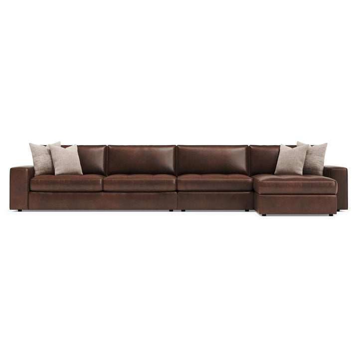 Nest 3-Piece Leather Sectional
