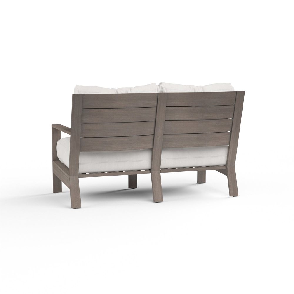 Outdoor Sofas and Sectionals Laguna Loveseat in Canvas Flax, No Welt