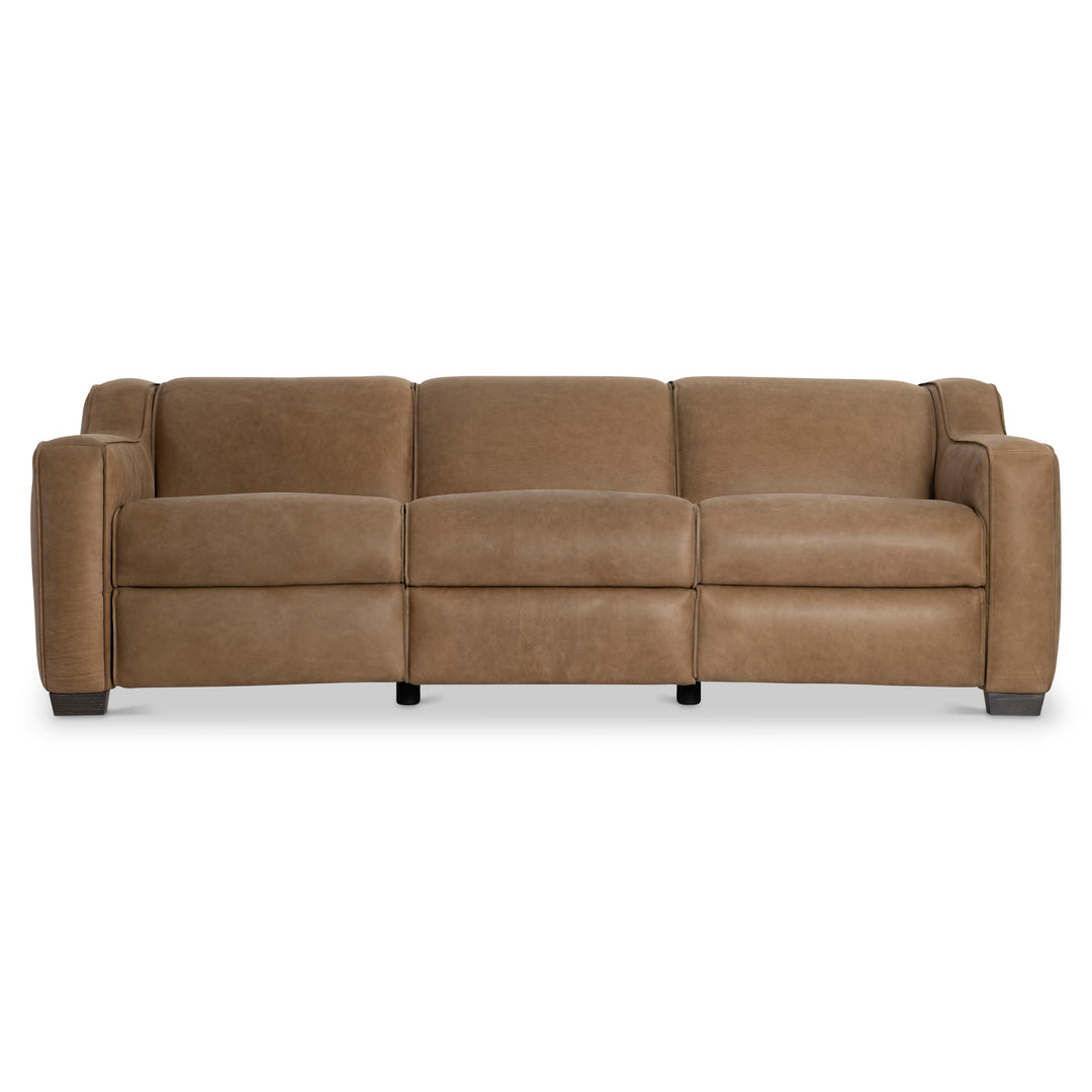 Flynn Leather Power Motion Sofa Recliner