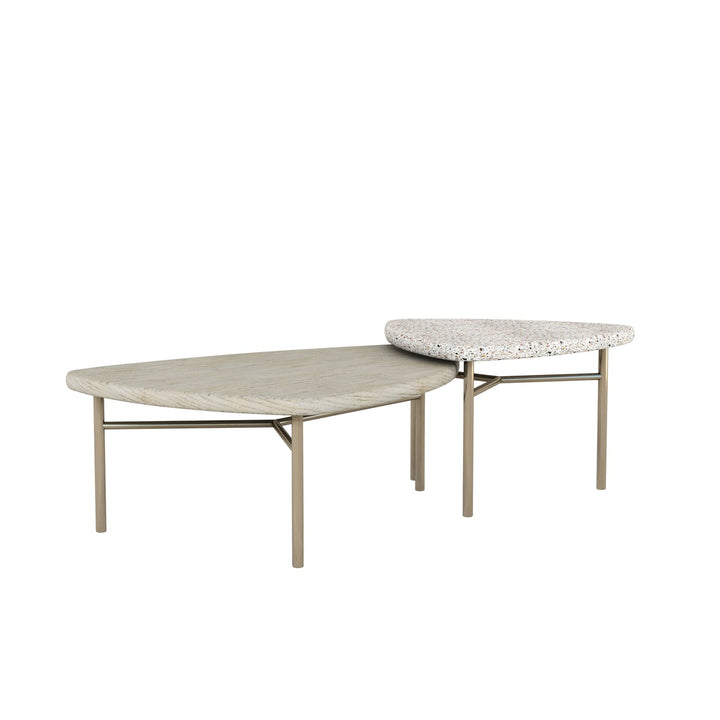 Cotiere 2 Piece Bunching Cocktail Tables - Beige