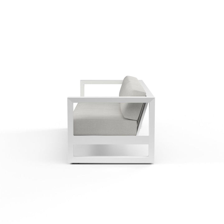 Outdoor Sofas and Sectionals Newport Sofa in Cast Silver, No Welt