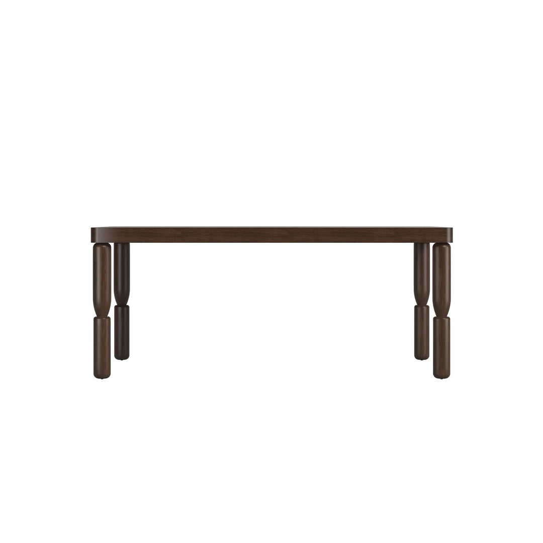 Verge Rectangular Dining Table — Handcrafted Walnut