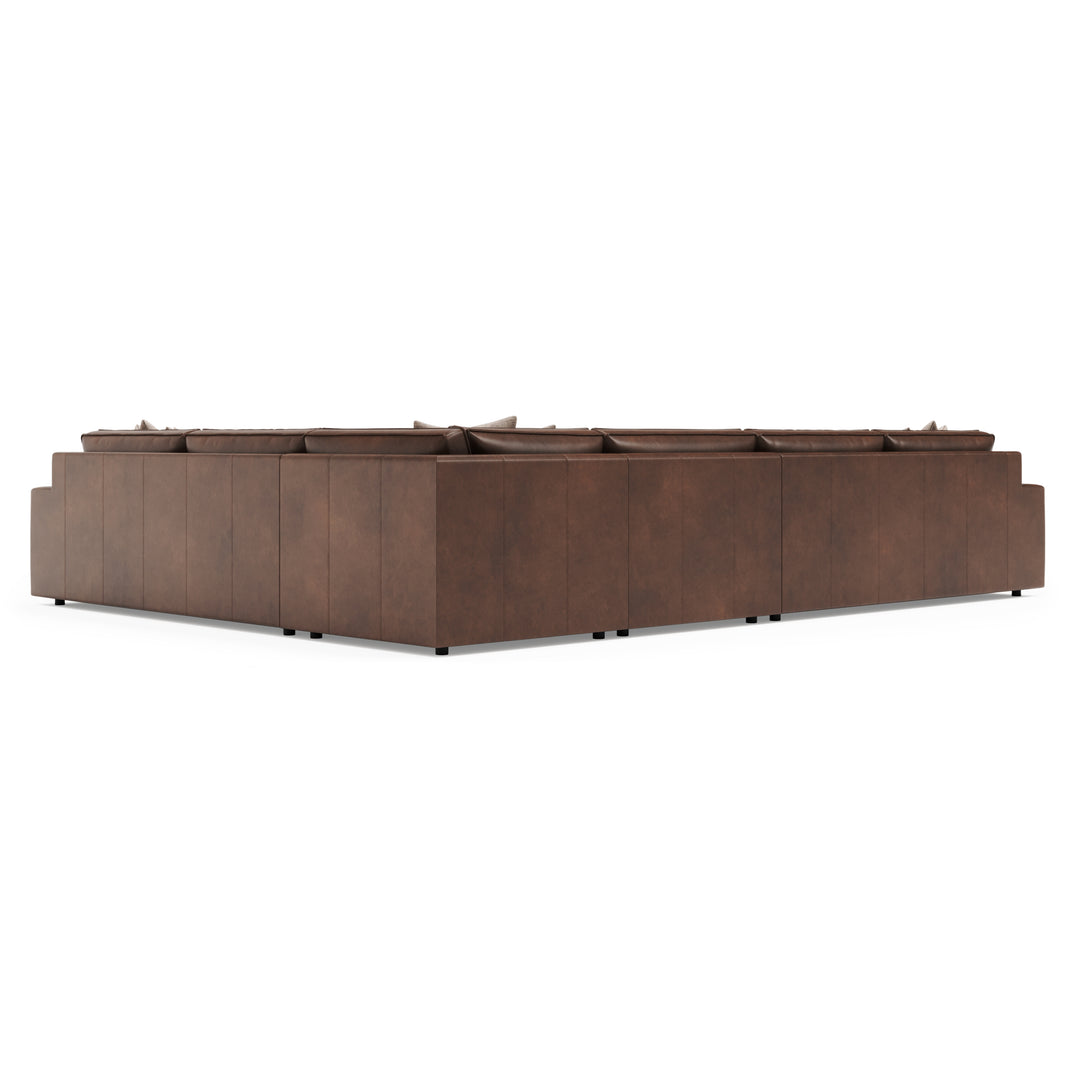 Nest 4-Piece Leather Sectional