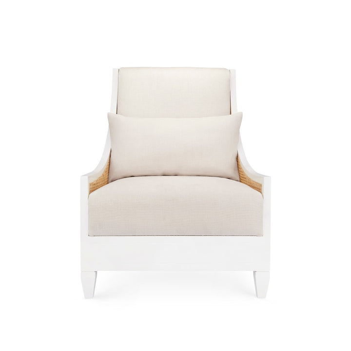 Raleigh Club Chair, Eggshell White