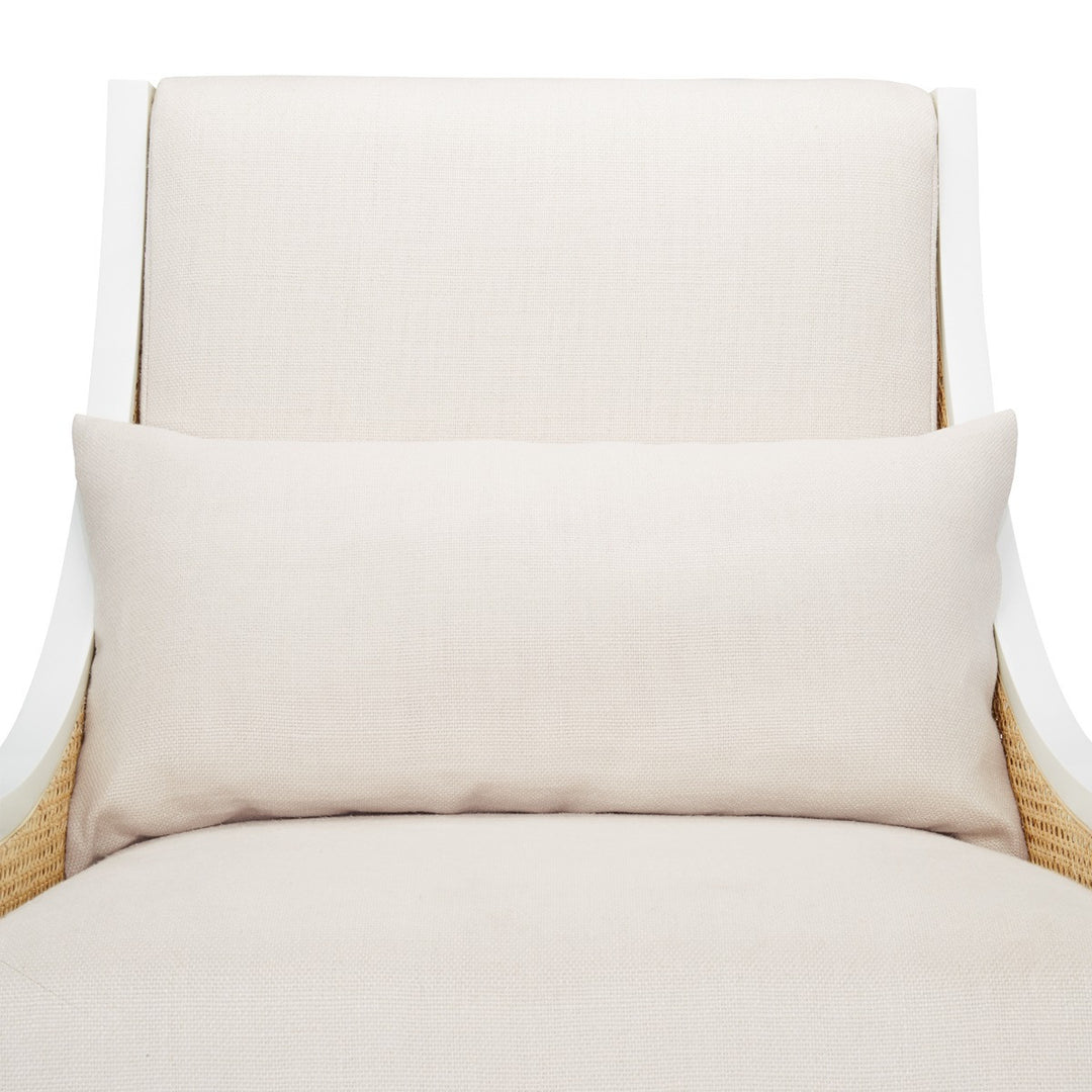 Raleigh Club Chair, Eggshell White