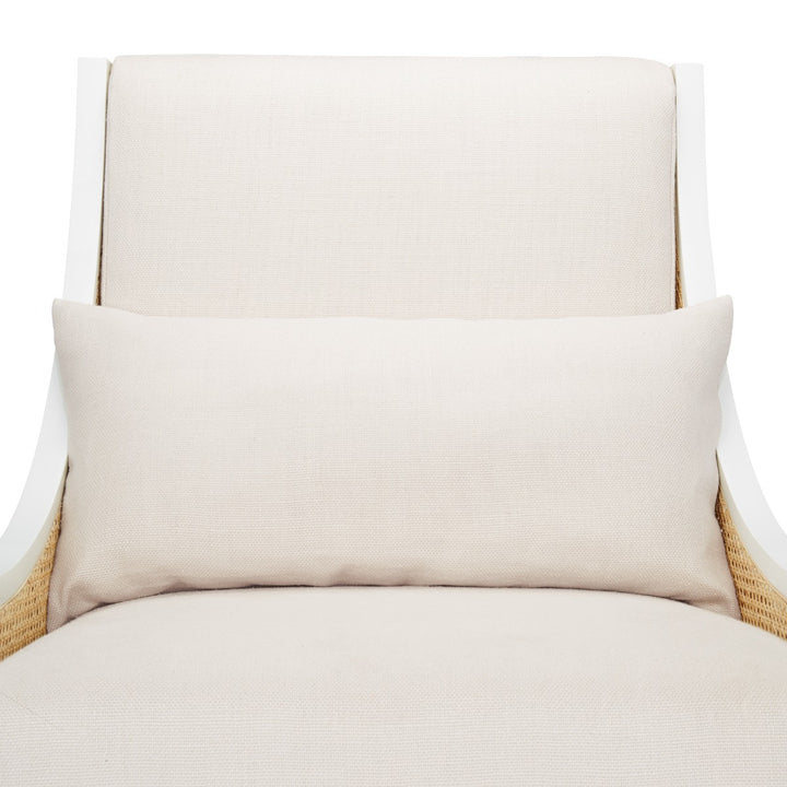 Raleigh Club Chair, Eggshell White