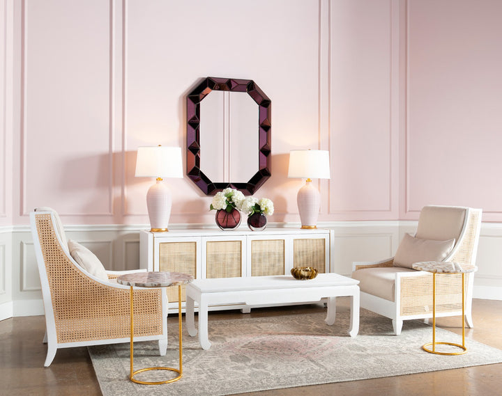 Raleigh Club Chair, Eggshell White