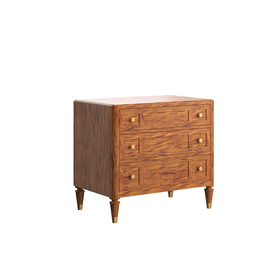 Boulevard Drawer Nightstand — Auburn