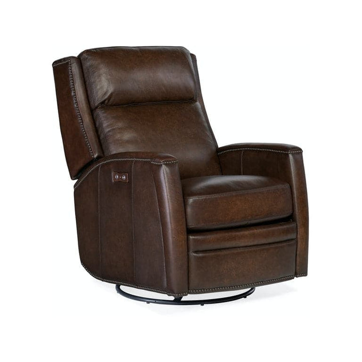 Lounge Chairs: Recliners Declan Power Swivel Glider Recliner