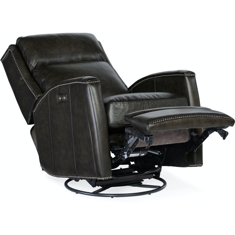 Lounge Chairs: Recliners Declan Power Swivel Glider Recliner