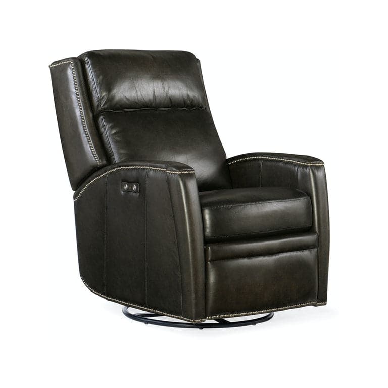 Lounge Chairs: Recliners Declan Power Swivel Glider Recliner
