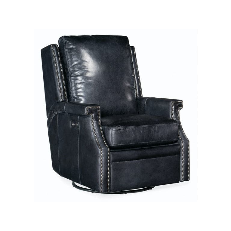 Lounge Chairs: Recliners Collin Power Swivel Glider Recliner