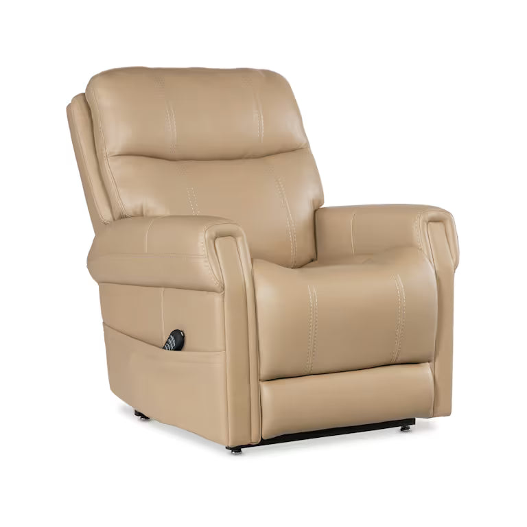Carroll Power Recliner with Power Headrest, Lumbar & Lift