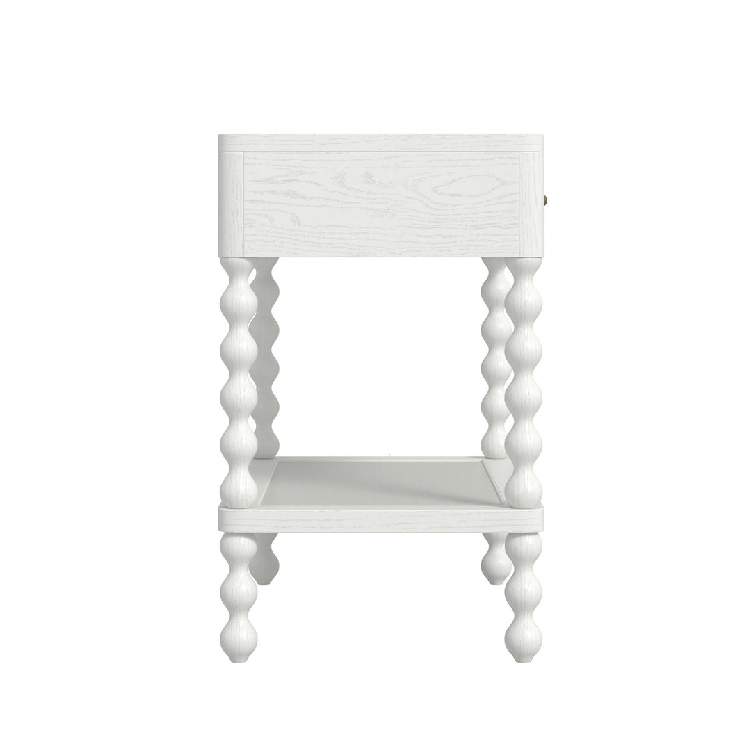 Haven Open Nightstand — Warm White