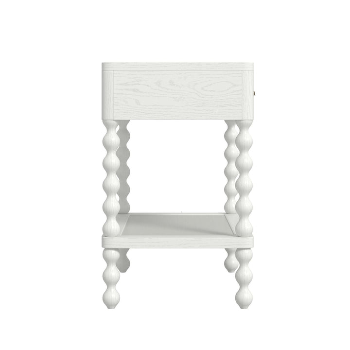 Haven Open Nightstand — Warm White