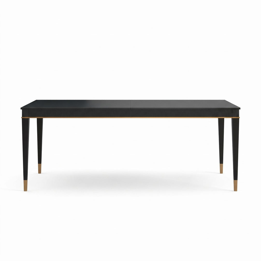 Boulevard Rectangular Dining Table — Raven Black