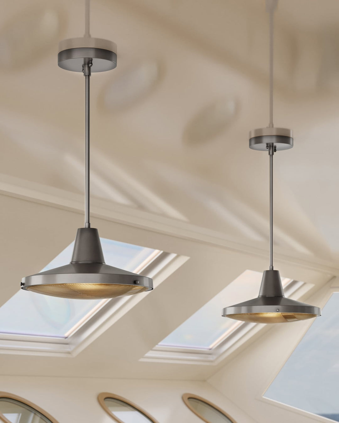 Outdoor Lighting: Ceiling Mariner Silver Outdoor Pendant